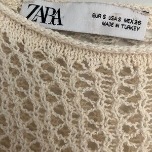 Crochet style Zara dress